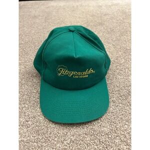 KC Fitzgeralds Las‎ Vegas Hat Mens OSFA Green Excellent Vintage Snapback Casino